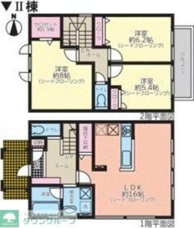 グラシアベル II棟の物件間取画像